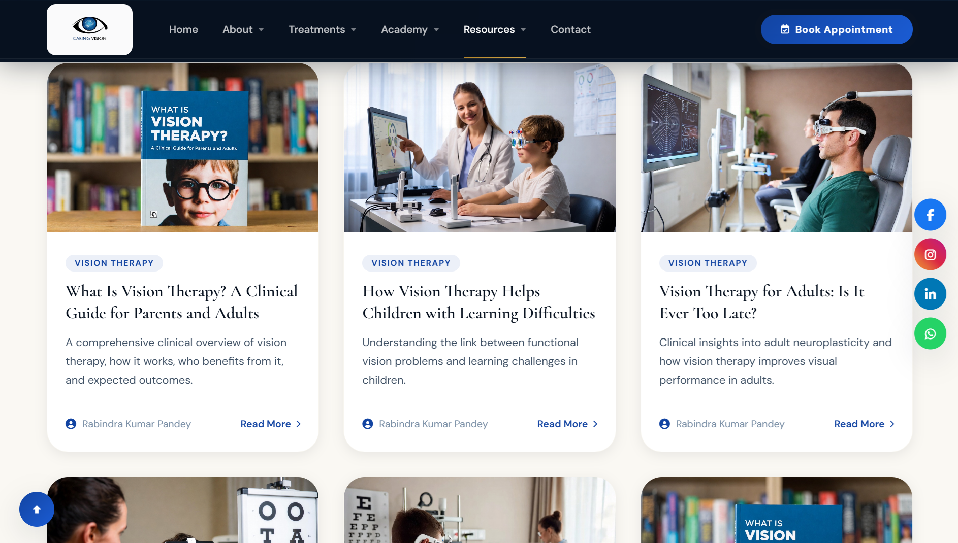 Hospital website blog